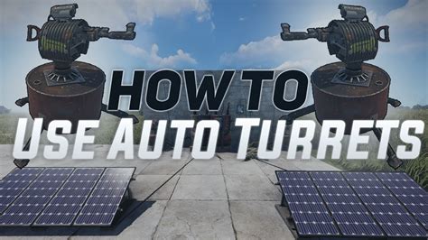 Rust How To Use Auto Turrets Simple Guide 2021 For Beginners 3 Best