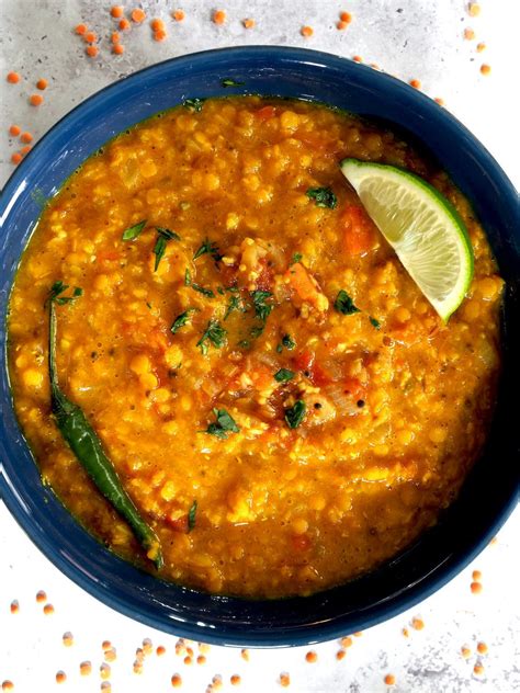 Vegan Red Lentil Dal Tadka The Vegan Soprano Main Courses