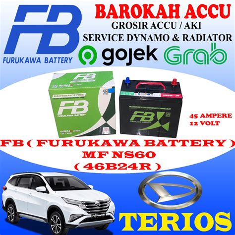 Jual Aki Mobil Daihatsu Terios Fb Furukawa Battery Mf Ns B R