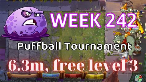 PvZ 2 Arena Puffball Tournament Week 242 6 26 Million Strategy Using