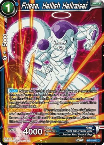 Frieza Hellish Hellraiser BT18 050 Dawn Of The Z Legends Foil