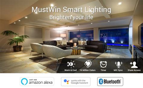 Amazon Mustwin Iluminaci N Led Empotrable Inteligente De