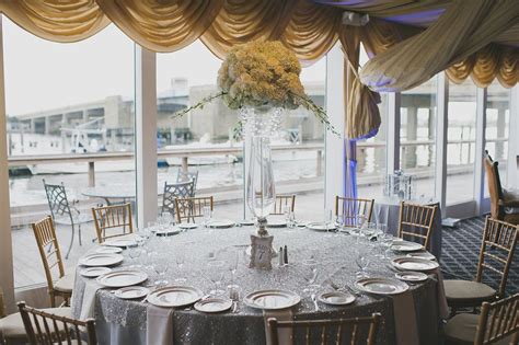 Bridgeview Yacht Club Waterfront Wedding Reception