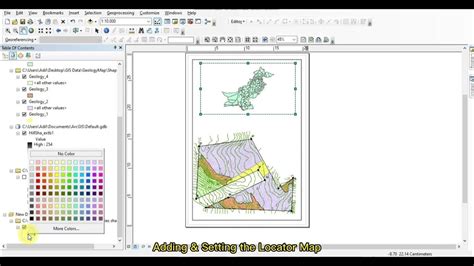 How To Add And Set Locator Map In Arcmap Arcgisbasic Arcgis Tutorials