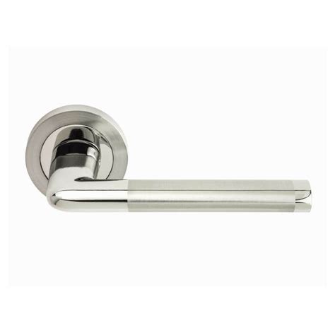 Berkeley Dual Tone Gunmetal Internal Lever Latch Door Handle On Rose Pair Hiatt Hardware