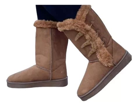 Bota Pantufla Mujer Chiporro Modelo Boton Horma Normal 36a41 Cuotas