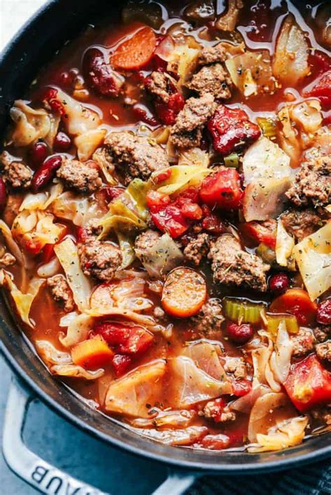 Best Ever Beef And Cabbage Soup The Recipe Critic