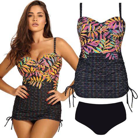 Tankini Strój kąpielowy dwuczęściowy Self 8050 Palermo 42B XL 80B