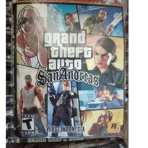 Jual Kaset Game PS 2 Play Station 2 Grand Theft Auto GTA San