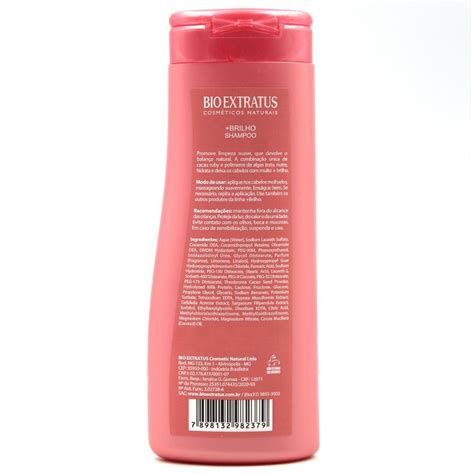 Bio Extratus Brilho Shampoo Ml Perfumaria Lumi Store