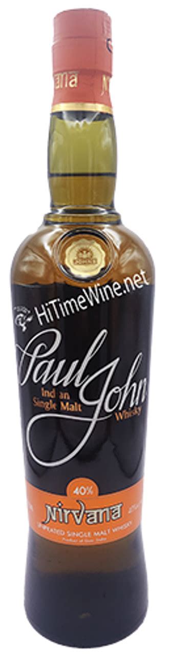 Paul John Nirvana Single Malt Whisky 750