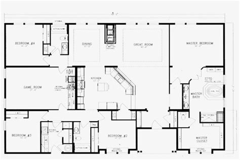 5 Bedroom Barndominium Floor Plans