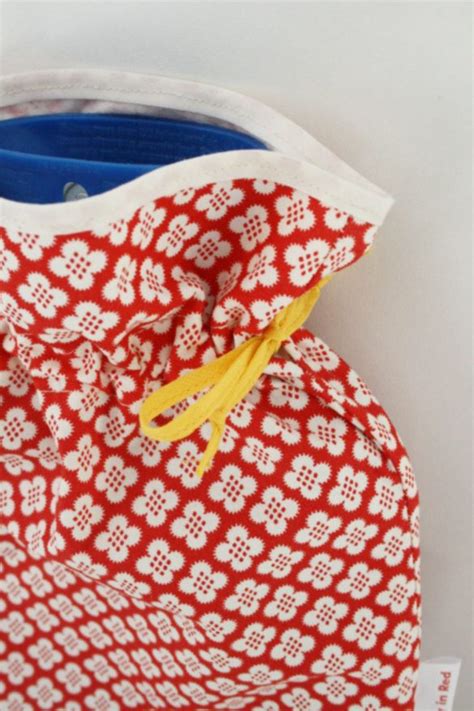 Hot Water Bottle Cover Free Pattern Sewing Pattern By Happy In Red