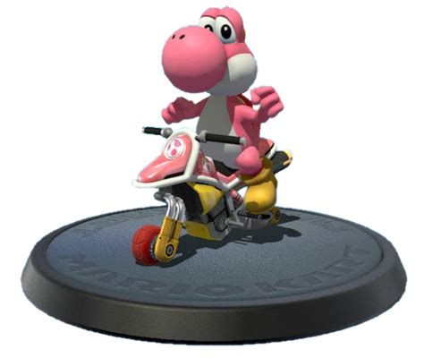 Pink Yoshi (Mario Kart 8 Deluxe) by Rubychu96 on DeviantArt