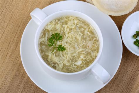 Crab meat soup 12879776 Stock Photo at Vecteezy