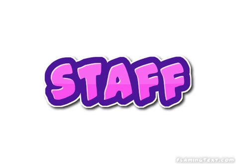 staff Logo | Free Logo Design Tool from Flaming Text