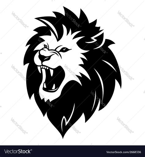 Tribal lion Royalty Free Vector Image - VectorStock