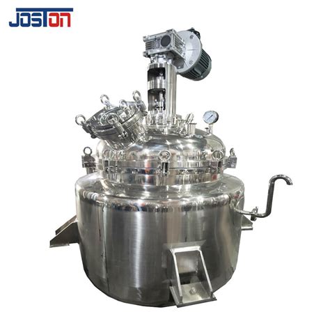 Joston Stainless Steel Jacketed Pressure Vessel Agitator Reactor Kettle