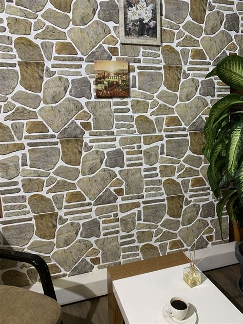 Dundee Deco 3D Wall Panels Cladding Grey Caramel White Stone Look