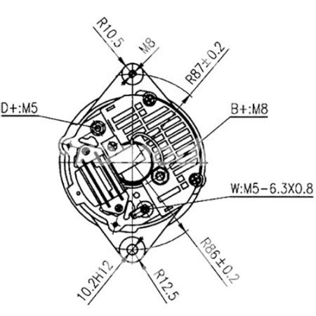 Alternateur Adaptable V A