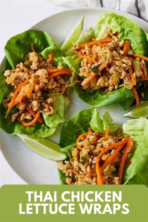 Thai Chicken Lettuce Wraps Cooking With Coit