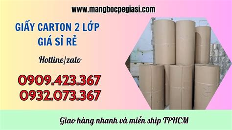 Địa Chỉ Chuyên Sỉ Lẻ Giấy Cuộn Carton 2 Lớp Giá Rẻ Nhất Giấy Carton