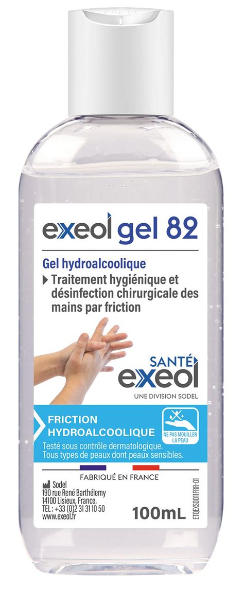 Exeol Gel 82 Flacon 100 Ml Voussert