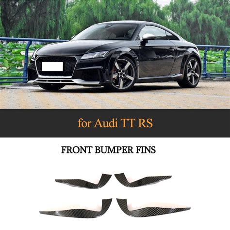 Carbon Fiber Front Bumper Air Fender Vent For Audi TT RS Coupe