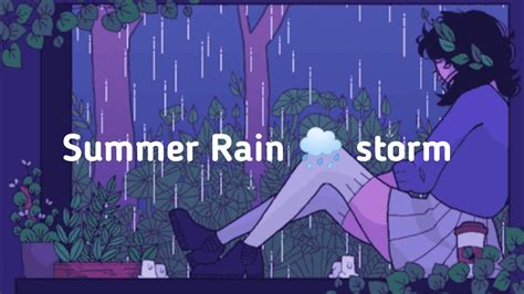 Summer Rain Vibes Lofi Hip Hop Redio Beats To Sleep Chill To Summer