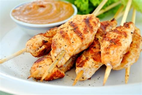 Recette Brochettes de poulet sauce cacahuètes facile Mes recettes faciles