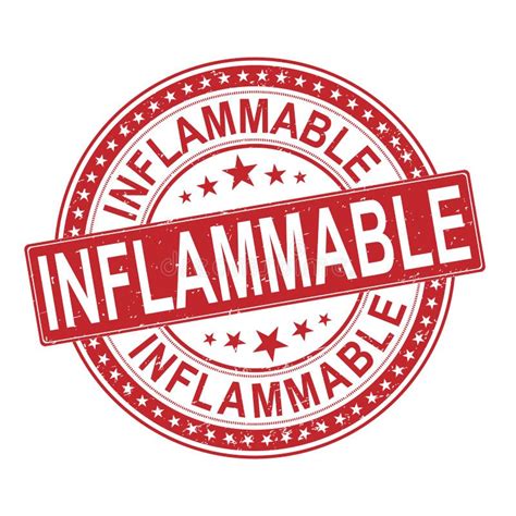 stamp  text inflammationvector illustration   white background