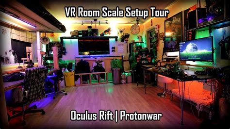 Oculus Rift Cv1 Vr Room Scale Setup Tour Protonwar Youtube