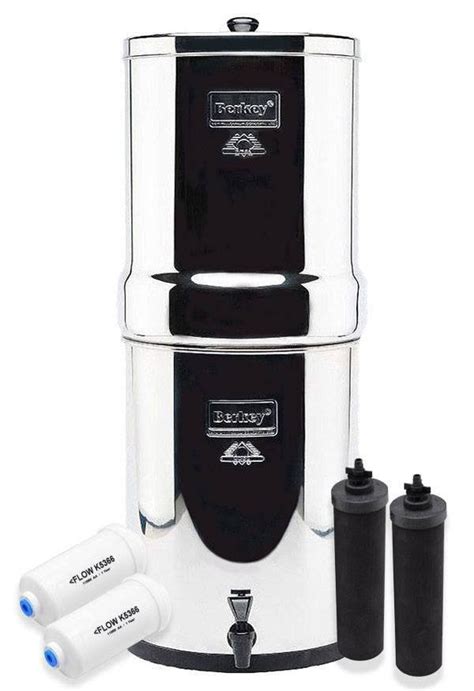 Imperial Berkey 45 Gallons Water Filter Special Set With 2 Black Elem