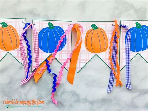 Free Printable Pumpkin Banner