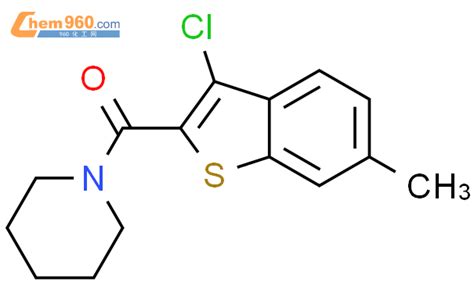 312938 77 5 Piperidine 1 3 Chloro 6 Methylbenzo B Thien 2 Yl