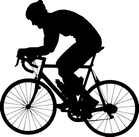 5 Bicycle Ride Silhouette Side View PNG Transparent OnlyGFX