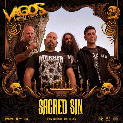 Vagos Metal Fest Sacred Sin Confirmado Cultura Em Peso Since 2005