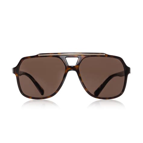 Buy Square Dark Brown And Havana Sunglasses Online In Kuwait Boutiqaat