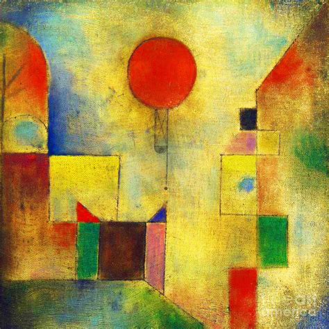 Remastered Art Red Balloon by Paul Klee 20211227 Painting by Paul Klee ...