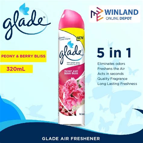 Glade Original Air Freshener Peony And Berry Bliss 320ml Winland