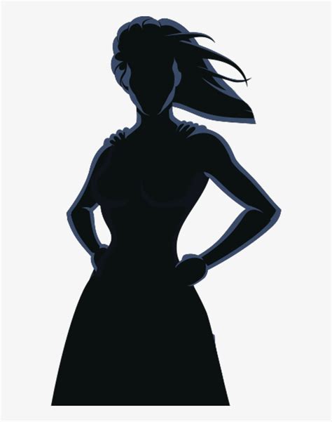 Mujer Tu Eres La Protagonista De Esta Historia Silhouette PNG Image