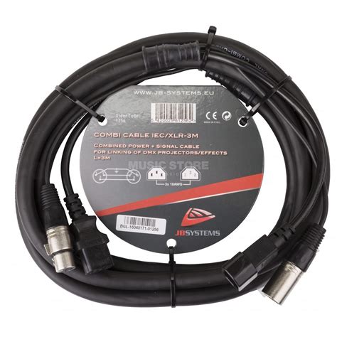 Briteq Combi Cable Iec Xlr M Music Store Professional