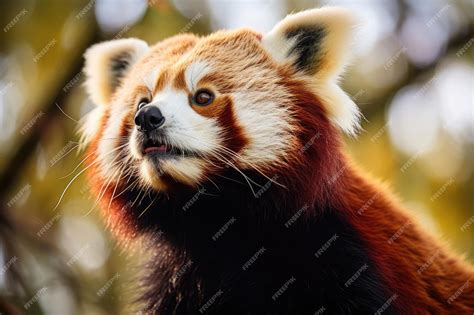 Premium AI Image | Red Panda close up