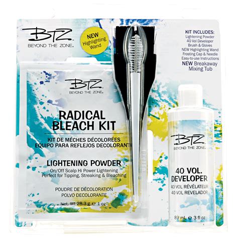 Beyond the Zone Bleach Kit has all you need to create virtually any