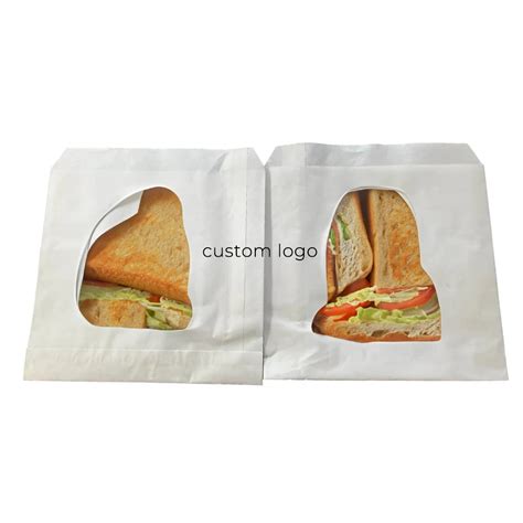 Custom Logo Packaging Bags Manufacturing Grease Proof Parchment Glassy