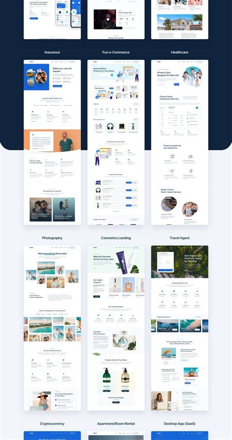 Ehya 60 landing pages design html css template beautiful landing page ...