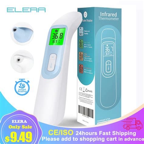 Elera Cheap Infrared Baby Forehead And Ear Thermometer Fast Accurate