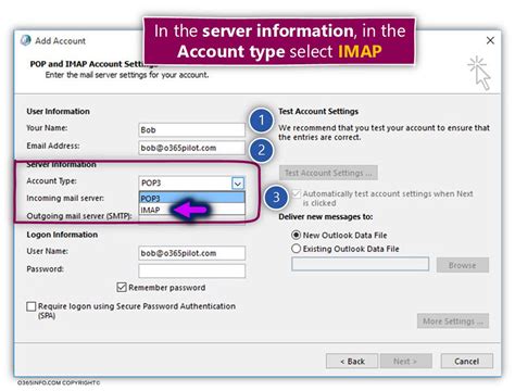 Outlook Imap