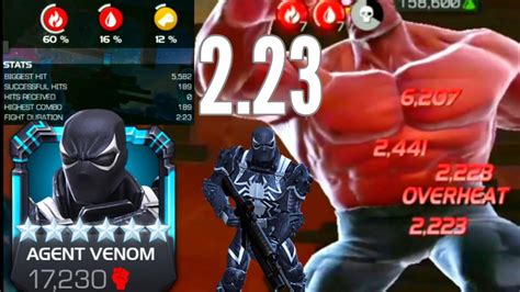 Best Synergy Teams Mcoc • Agent Venom 223 Second Ex Red Hulk • Mcoc • Marvel Contest Of