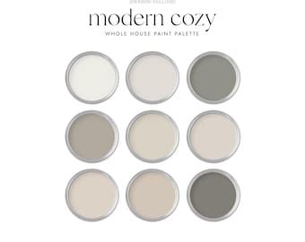 Cozy Neutral Whole House Paint Color Palette Interior Paint Colors